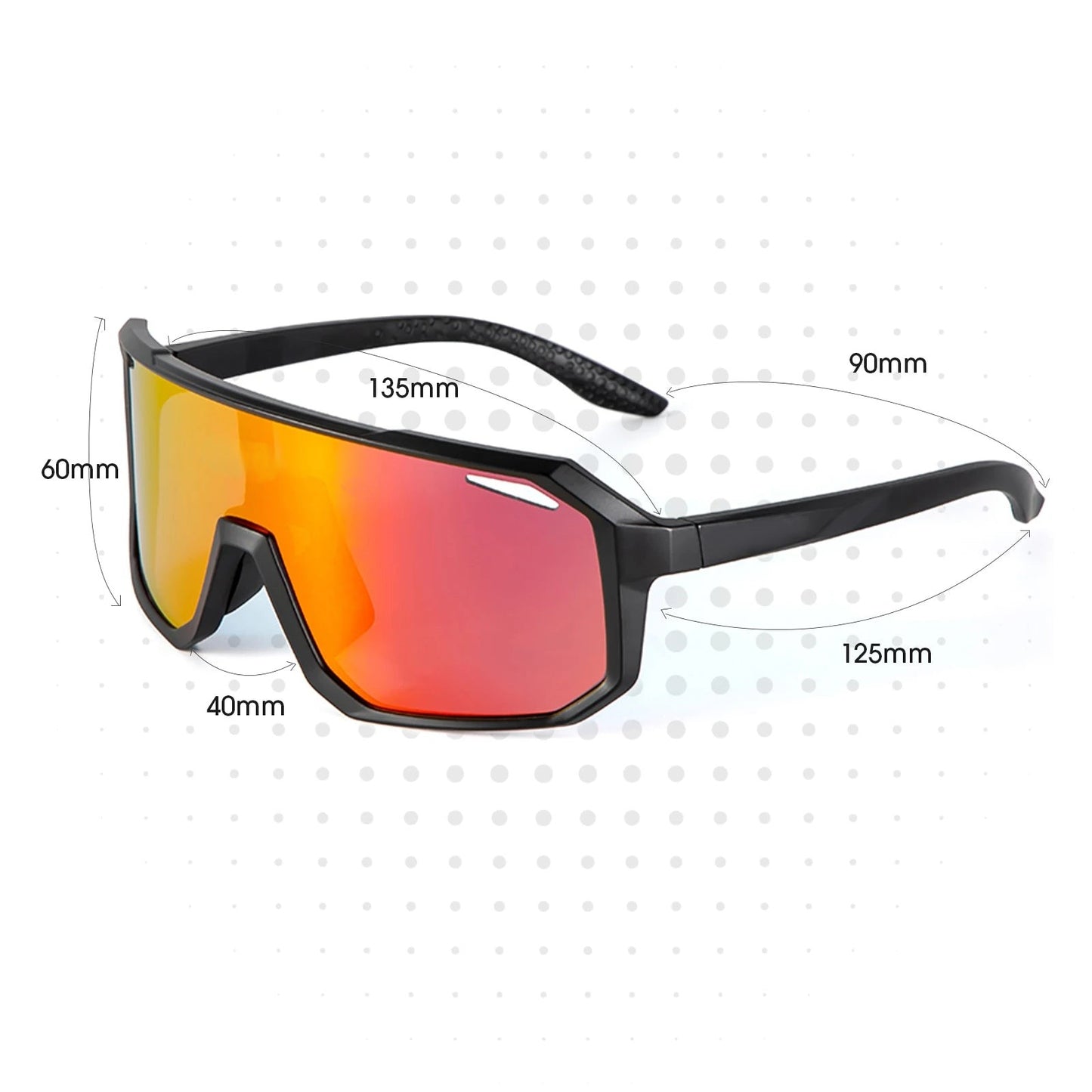 GETLACIN Polarisiert Fahrradbrille